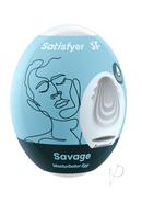 Satisfyer Masturbator Egg Single (savage) - Blue