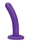 Whipsmart Rechargeable Silicone Slimline Dildo 5in - Purple